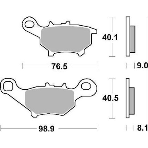 STABDŽIŲ TRINKELĖS BREMBO 07091 CC SCOOTER