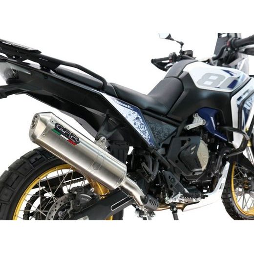 SLIP-ON EXHAUST GPR SATINOX VO.9.SAT BRUSHED STAINLESS STEEL INCLUDING REMOVABLE DB KILLER AND LINK PIPE