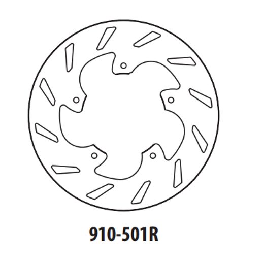 STABDŽIŲ DISKAS GOLDFREN 910-501R GALINIS 220 MM