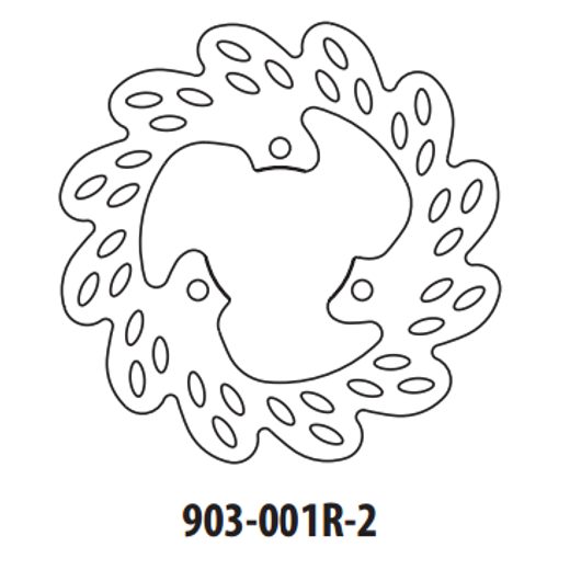STABDŽIŲ DISKAS GOLDFREN 903-001R-2 GALINIS 190 MM