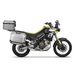 COMPLETE SET OF ALUMINUM CASES SHAD TERRA, 48L TOPCASE + 47L / 47L SIDE CASES, INCLUDING MOUNTING KIT AND PLATE SHAD APRILIA TUAREG 660