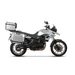 COMPLETE SET OF ALUMINUM CASES SHAD TERRA, 55L TOPCASE + 36L / 47L SIDE CASES, INCLUDING MOUNTING KIT AND PLATE SHAD BMW F 650 GS / F 700 GS/ F 800 GS (2008 - 2018)