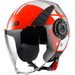 JET HELMET AXXIS METRO ABS COOL C5 MATT FLUOR RED, S DYDŽIO