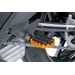 FOOTPEGS WITHOUT ADAPTERS PUIG ENDURO 7587O, AUKSO SPALVOS WITH RUBBER