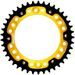 CHAIN KIT EK -, AUKSINĖS SPALVOS CHAIN 530 MVXZ, X-RING (X, NX, QX, XS), CHK FRONT SPROCKET JT CHK RUBBER CUSHIONED, CHK REAR SPROCKET SUPERSPROX STEALTH SKIRTAS HONDA CBR 1000 F 1996-2000