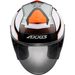 JET HELMET AXXIS MIRAGE SV ABS VILLAGE A4 GLOSS FLUOR ORANGE, S DYDŽIO