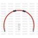 STANDARD FRONT BRAKE HOSE KIT VENHILL POWERHOSEPLUS TRI-8003FS-RD (3 ŽARNELĖS RINKINYJE) RED HOSES, STAINLESS STEEL FITTINGS