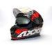 FULL FACE HELMET AXXIS EAGLE SV DIAGON D1 GLOSS RED, M DYDŽIO