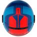 JET HELMET AXXIS RAVEN SV ABS MILANO MATT BLUE RED, S DYDŽIO