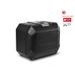 COMPLETE SET OF BLACK SIDE ALUMINUM CASES 36L / 47L SHAD TERRA BLACK INCLUDING MOUNTING KIT SHAD MOTO GUZZI V 85 TT