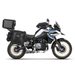 COMPLETE SET OF SHAD TERRA TR40 ADVENTURE SADDLEBAGS AND SHAD TERRA BLACK ALUMINIUM 48L TOPCASE, INCLUDING MOUNTING KIT SHAD BMW F750 GS / F850 GS