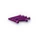 VARŽTAI PUIG ANODIZED 0346L VIOLET M6 X 35MM (6PCS)