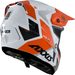 MX HELMET AXXIS WOLF ABS STAR TRACK A4 GLOSS FLUOR ORANGE, S DYDŽIO