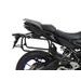 COMPLETE SET OF BLACK ALUMINUM CASES SHAD TERRA, 37L TOPCASE + 36L / 47L SIDE CASES, INCLUDING MOUNTING KIT AND PLATE SHAD YAMAHA MT-09 TRACER / TRACER 900