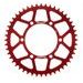 REAR ALU SPROCKET SUPERSPROX RAL-486:48-RED, RAUDONOS SPALVOS 48T, 520