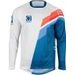 MX JERSEY KIDS YOKO VIILEE WHITE / BLUE / FIRE, L DYDŽIO