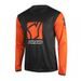 MX JERSEY YOKO SCRAMBLE BLACK / ORANGE, S DYDŽIO