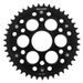 REAR SPROCKET SUPERSPROX STEALTH RST-737:43-BLK, JUODOS SPALVOS 43T, 520