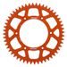 REAR ALU SPROCKET SUPERSPROX RAL-990:52-ORG, ORANŽINĖS SPALVOS 52T, 520