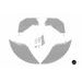 BRAKE COOLER PUIG 22442J MATINĖ JUODA