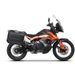 COMPLETE SET OF BLACK SIDE ALUMINUM CASES 36L / 47L SHAD TERRA BLACK INCLUDING MOUNTING KIT SHAD KTM ADVENTURE 790 (R)