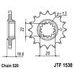 PRIEKINĖ ŽVAIGŽDĖ JT JTF 1538-15RB 15T, 520 SU GUMINE PAGALVĖLE