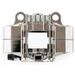 RADIAL BRAKE REAR CALIPER ACCOSSATO PZ017 FOR MINIGP AND PITBIKE - DISTANCE 45 MM