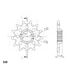 CHAIN KIT EK -, SIDABRINĖS SPALVOS CHAIN 520 SRX, X-RING (X, NX, QX, XS), CHK FRONT SPROCKET SUPERSPROX, CHK REAR SPROCKET SUPERSPROX STEALTH SKIRTAS KTM 690 RALLY REPLICA 2009-2010