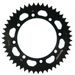 REAR ALU SPROCKET SUPERSPROX RAL-455:47-BLK, JUODOS SPALVOS 47T, 420