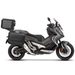 COMPLETE SET OF ALUMINUM CASES SHAD TERRA BLACK, 37L TOPCASE + 36L / 36L SIDE CASES, INCLUDING MOUNTING KIT AND PLATE SHAD HONDA X-ADV 750