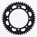 REAR ALU SPROCKET SUPERSPROX RAL-455:46-BLK, JUODOS SPALVOS 46T, 420