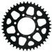 REAR ALU SPROCKET SUPERSPROX RAL-478:43-BLK, JUODOS SPALVOS 43T, 520