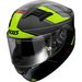 FULL FACE HELMET AXXIS GP RACER SV FIBER TECH MATT FLUOR YELLOW, M DYDŽIO