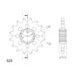 CHAIN KIT EK -, AUKSINĖS SPALVOS CHAIN 525 MVXZ, X-RING (X, NX, QX, XS), CHK FRONT SPROCKET SUPERSPROX, CHK REAR SPROCKET SUPERSPROX SKIRTAS HONDA CBR 1000 RR-R FIREBLADE 2020-2021