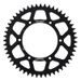 REAR ALU SPROCKET SUPERSPROX RAL-808:51-BLK, JUODOS SPALVOS 51T, 520
