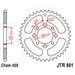 CHAIN KIT EK -, SIDABRINĖS SPALVOS CHAIN 428 SHDR, NON-SEALED, CHK FRONT SPROCKET JT CHK RUBBER CUSHIONED, CHK REAR SPROCKET JT SKIRTAS KAWASAKI Z 125 2021-2022
