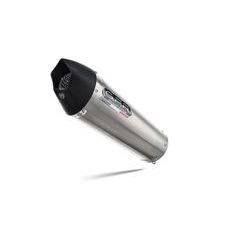 SLIP-ON EXHAUST GPR FURORE-X ACCIAIO INOX BRK24.T.101.FUXIO BRUSHED STAINLESS STEEL INCLUDING REMOVABLE DB KILLER AND LINK PIPE
