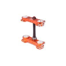 TRIPLE CLAMP X-TRIG ROCS PRO 40501001 ORANŽS 22-24MM