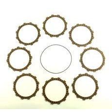 FRICTION PLATES KIT WITH CLUTCH COVER GASKET ATHENA P40230054
