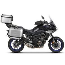 COMPLETE SET OF ALUMINUM CASES SHAD TERRA, 48L TOPCASE + 36L / 36L SIDE CASES, INCLUDING MOUNTING KIT AND PLATE SHAD YAMAHA MT-09 TRACER / TRACER 900