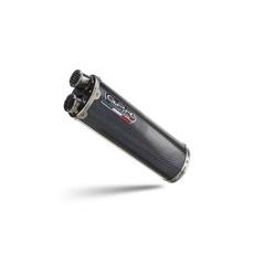 SLIP-ON EXHAUST GPR DUAL POPPY D.140.1.DUAL.PO BRUSHED STAINLESS STEEL INCLUDING REMOVABLE DB KILLER AND LINK PIPE