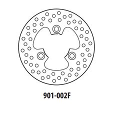 BREMŽU DISKS GOLDFREN 901-002F PRIEKŠ. 170 MM