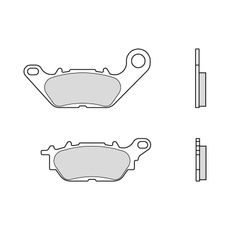 BREMŽU UZLIKAS BREMBO 07114 CC SCOOTER