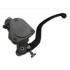 RADIAL CLUTCH MASTER CYLINDER ACCOSSATO PK026 16 X 16 WITH INTEGRATED FLUID RESERVOIR AND RED FIXED LEVER (NUT+LEVER)