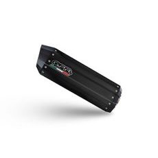 SLIP-ON EXHAUST GPR HYPER SONIC BLACK TITANIUM KTM.55.HYSOBLK MATTE BLACK INCLUDING REMOVABLE DB KILLER AND LINK PIPE