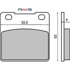 BREMŽU UZLIKAS RMS 225101190 ORGANISKS