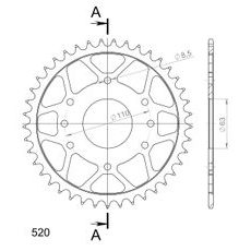 AIZMUGURĒJAIS ZOBRATS SUPERSPROX RFE-905:41-BLK MELNS/PELĒKS 41T, 520
