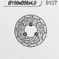 BREMŽU DISKS NG 9107