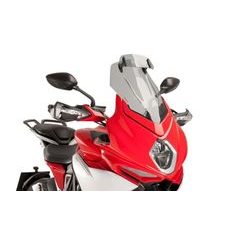 VĒJSTIKLS PUIG TOURING WITH VISOR 7018H TUMŠS