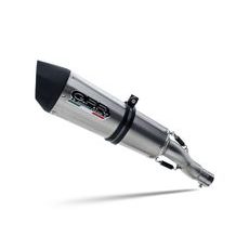 SLIP-ON EXHAUST GPR NEW GRAND PRIX EVO TITANIUM E4.S.191.GPAN.TO BRUSHED TITANIUM INCLUDING REMOVABLE DB KILLER AND LINK PIPE